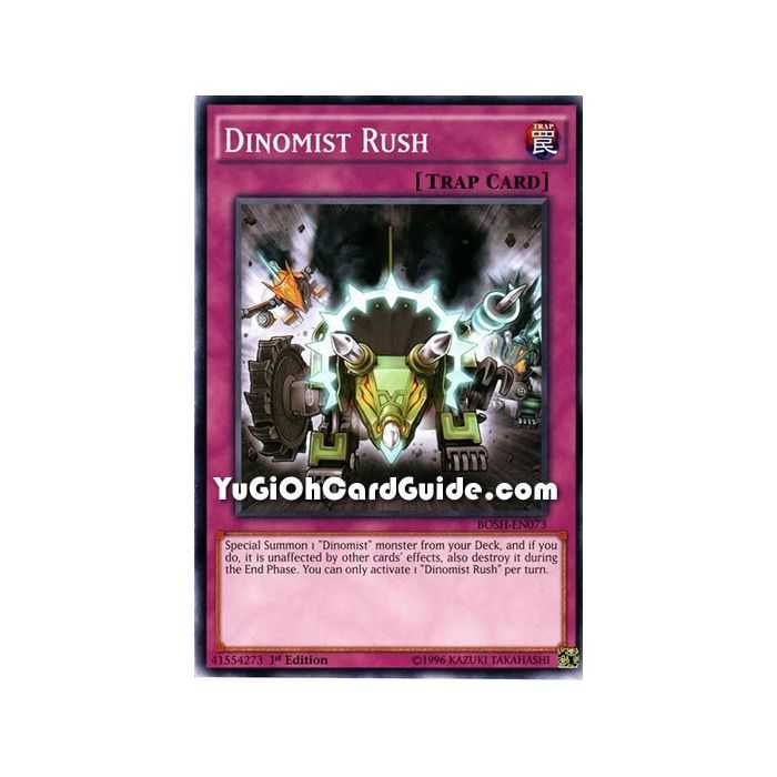 Dinomist Rush (Common) – Breakers of Shadow | Carta YUGIOH en México
