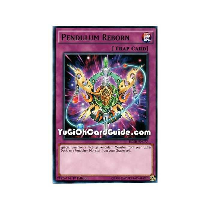 Pendulum Reborn (Rare) – Breakers of Shadow | Carta YUGIOH en México