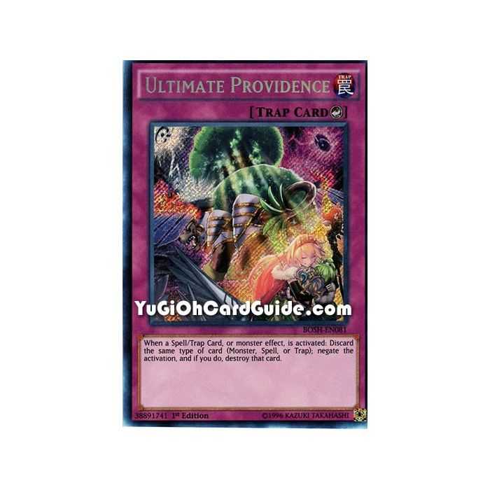 Ultimate Providence (Secret Rare) – Breakers of Shadow | Carta YUGIOH en México