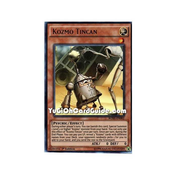 Kozmo Tincan (Ultra Rare) – Breakers of Shadow | Carta YUGIOH en México