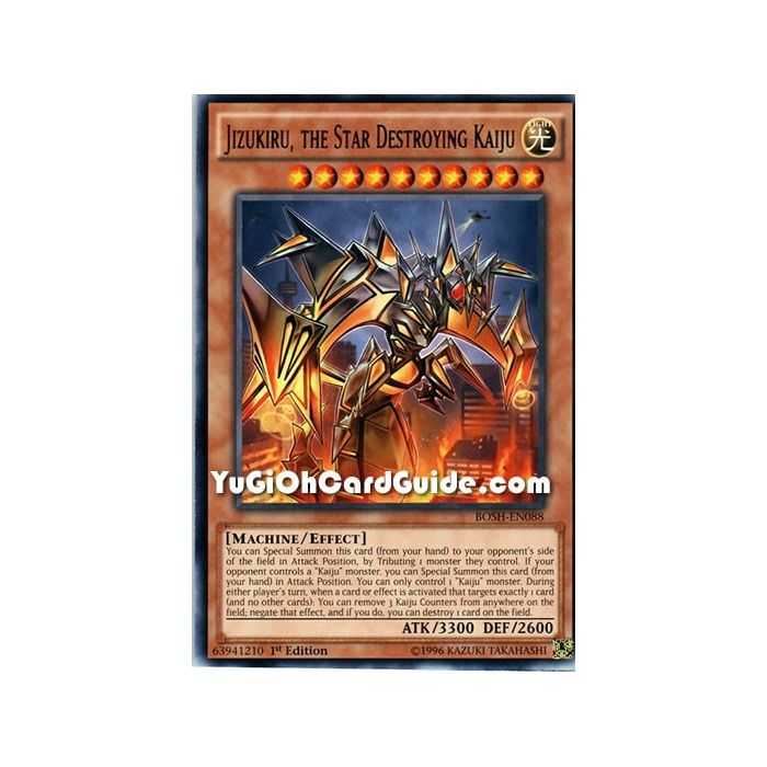 Jizukiru, the Star Destroying Kaiju (Rare) – Breakers of Shadow | Carta YUGIOH en México