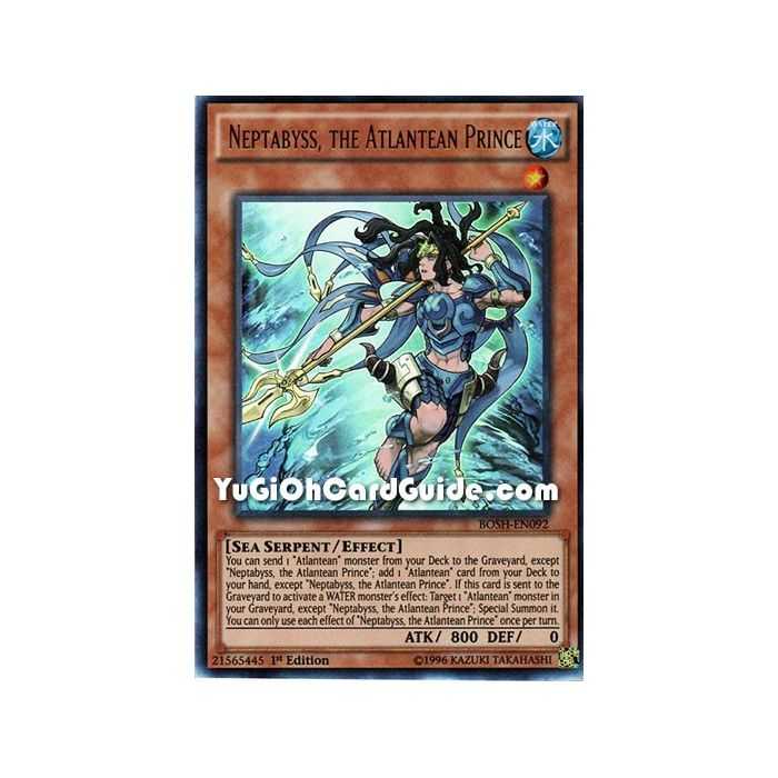 Neptabyss, the Atlantean Prince (Ultra Rare) – Breakers of Shadow | Carta YUGIOH en México