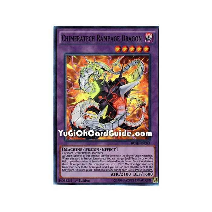 Chimeratech Rampage Dragon (Super Rare) – Breakers of Shadow | Carta YUGIOH en México