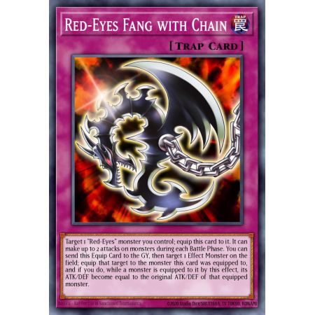 Red-Eyes Fang with Chain (Ultra Rare)
