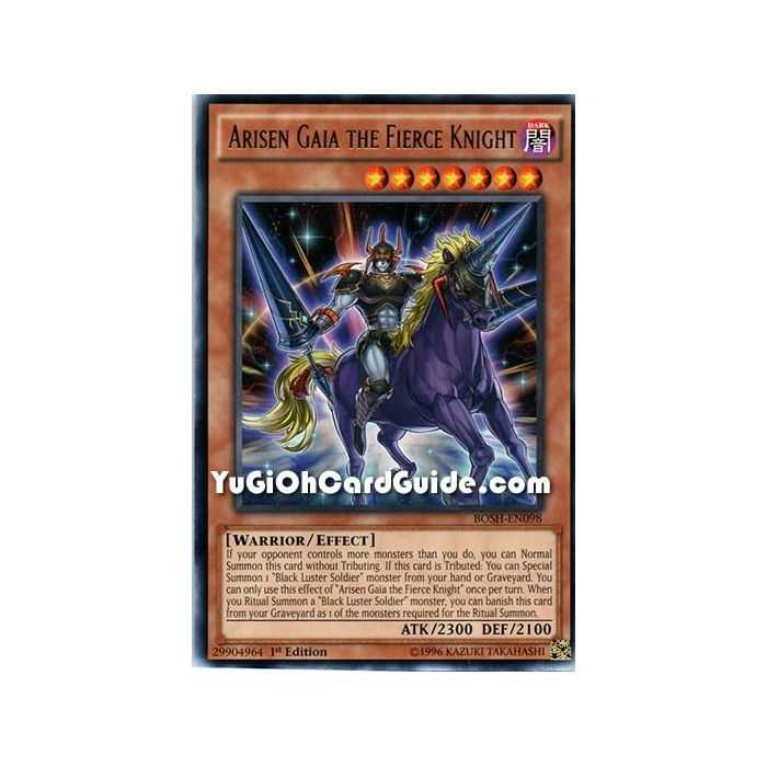 Arisen Gaia the Fierce Knight (Rare) – Breakers of Shadow | Carta YUGIOH en México