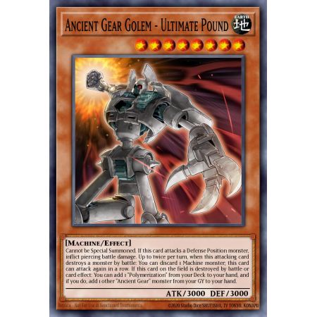 Ancient Gear Golem - Ultimate Pound (Common)
