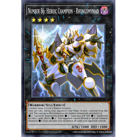 Number 86: Heroic Champion - Rhongomyniad (Ultra Rare)