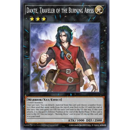 Dante, Traveler of the Burning Abyss (Common)