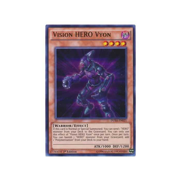Vision HERO Vyon (Ultra Rare) – Duelist Saga | Carta YUGIOH en México