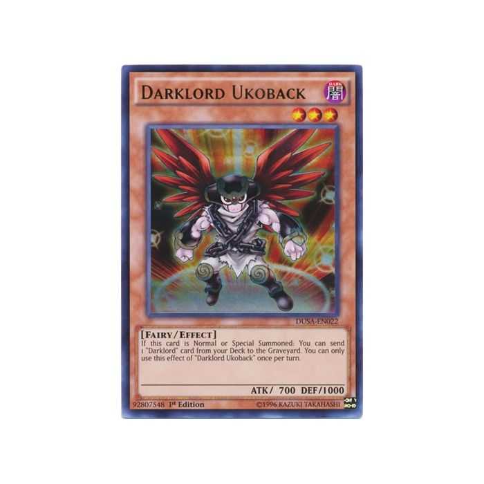 Darklord Ukoback (Ultra Rare) – Duelist Saga | Carta YUGIOH en México