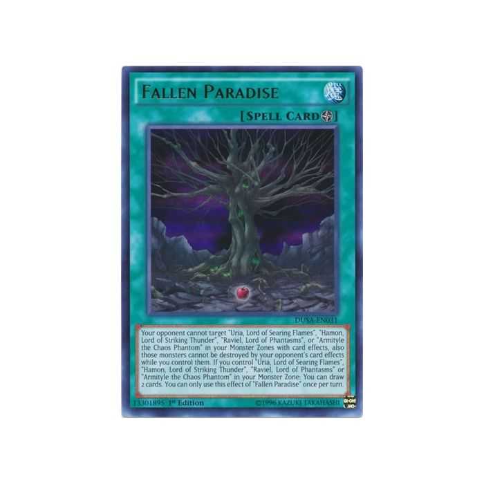 Fallen Paradise (Ultra Rare) – Duelist Saga | Carta YUGIOH en México