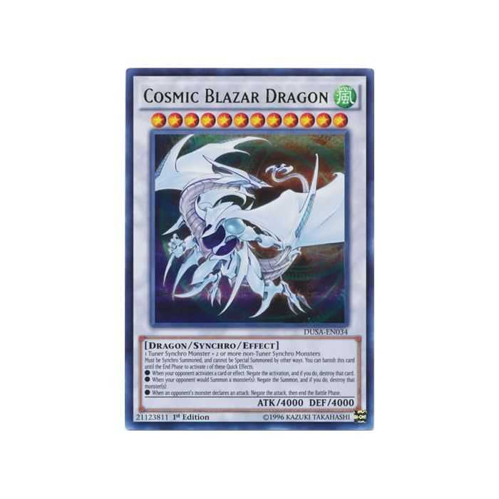 Cosmic Blazar Dragon (Ultra Rare) – Duelist Saga | Carta YUGIOH en México