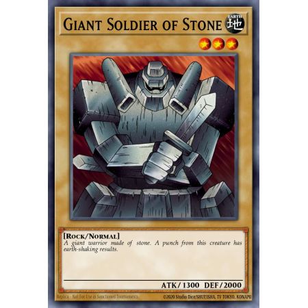 Giant Soldier of Stone (Rare)