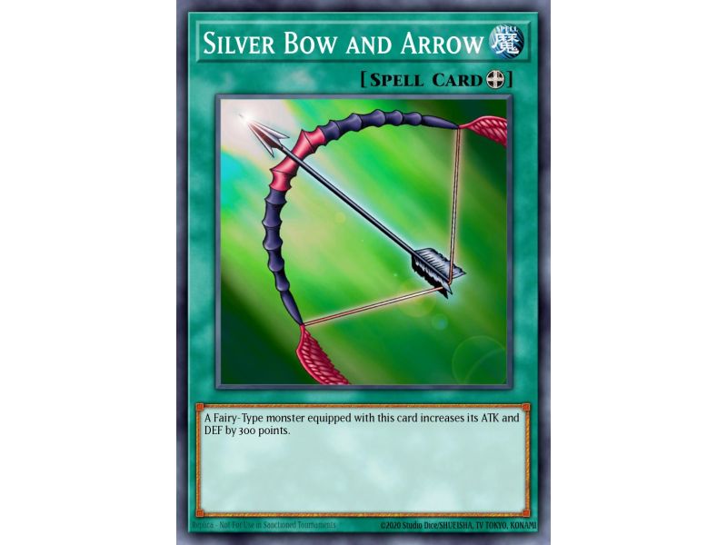 Silver Bow and Arrow (Short Print)