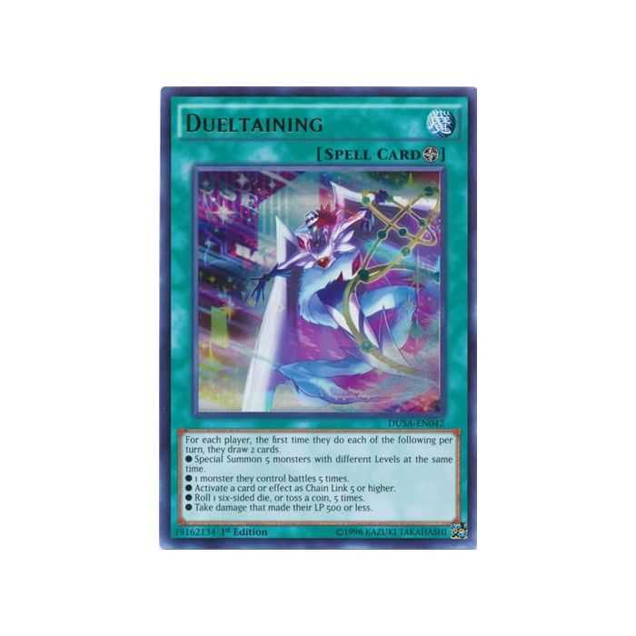 Dueltaining (Ultra Rare) – Duelist Saga | Carta YUGIOH en México