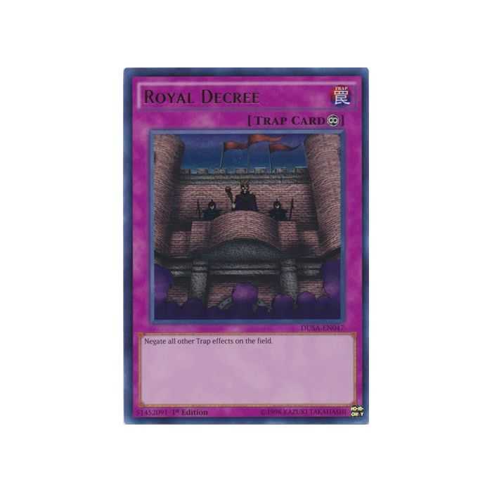 Royal Decree (Ultra Rare) – Duelist Saga | Carta YUGIOH en México