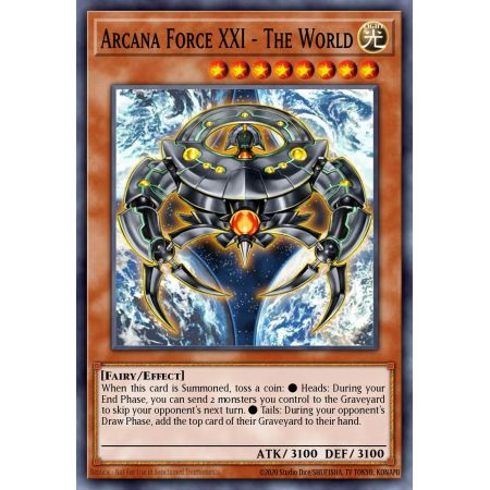 Arcana Force XXI - The World (Ultimate Rare)