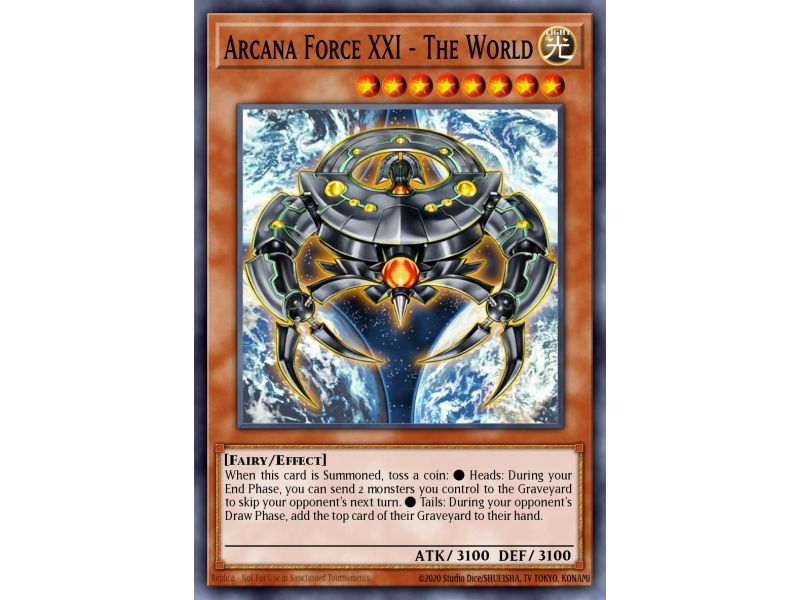 Arcana Force XXI - The World (Ultimate Rare)