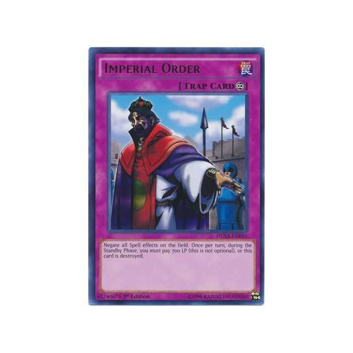 Imperial Order (Ultra Rare) – Duelist Saga | Carta YUGIOH en México