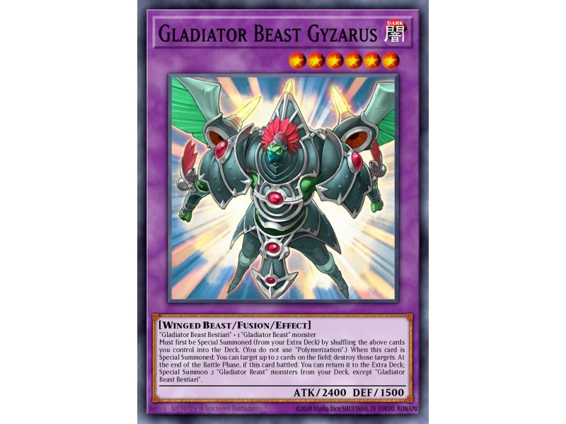 Gladiator Beast Gyzarus (Super Rare)