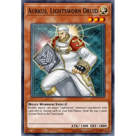 Aurkus, Lightsworn Druid (Super Rare)
