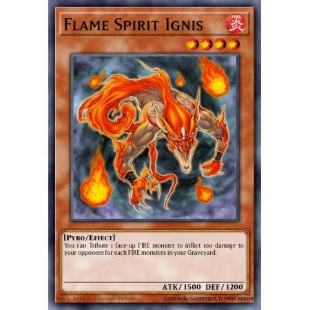 Flame Spirit Ignis (Rare)