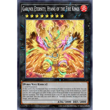 Garunix Eternity, Hyang of the Fire Kings (Secret Rare)