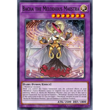 Bacha the Melodious Maestra (Secret Rare)