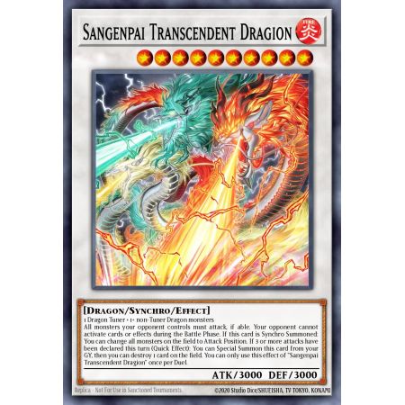 Sangenpai Transcendent Dragion (Secret Rare)