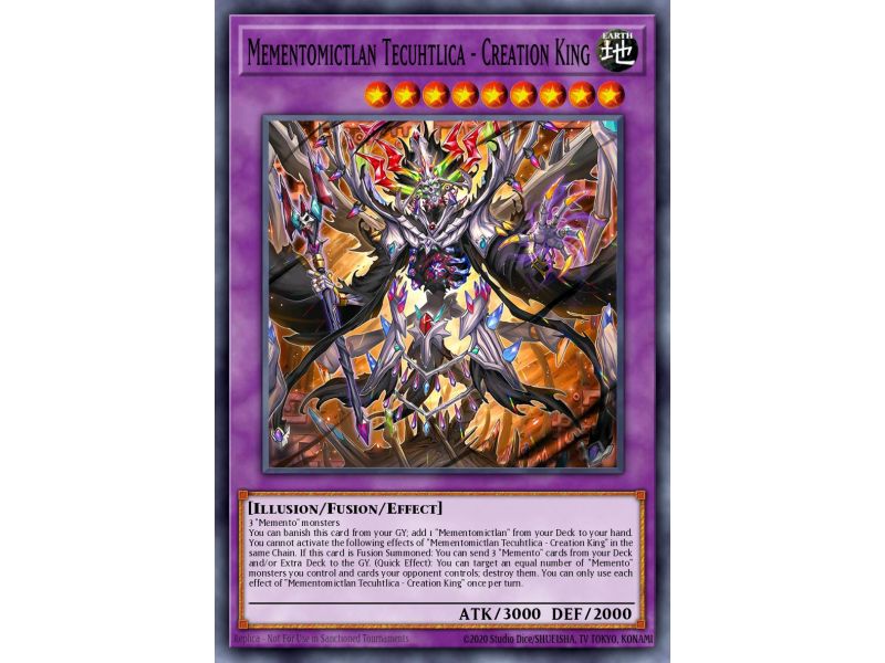 Mementomictlan Tecuhtlica - Creation King (Secret Rare)