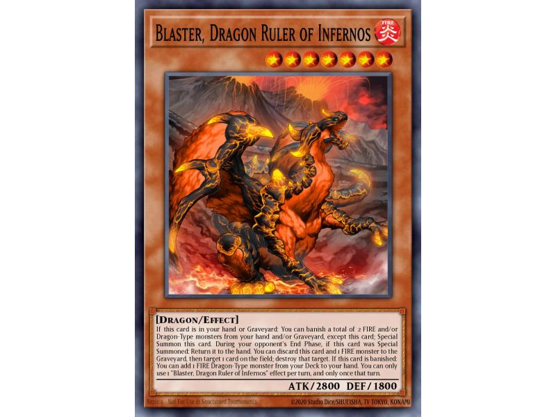 Blaster, Dragon Ruler of Infernos (Rare)