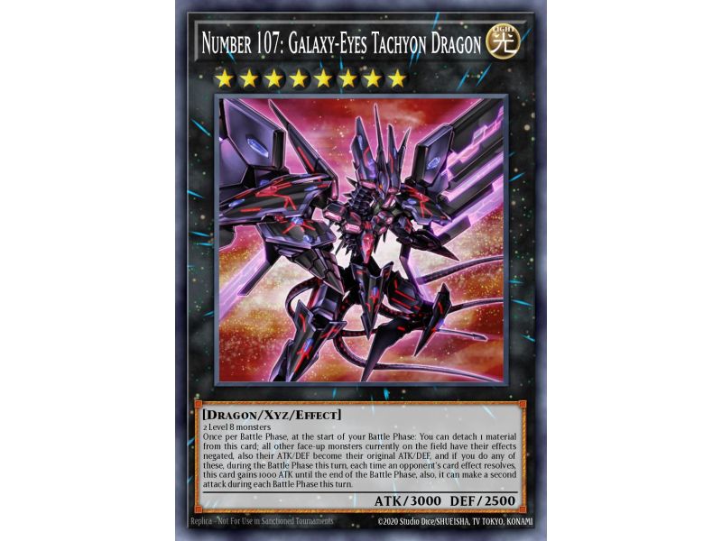 Number 107: Galaxy-Eyes Tachyon Dragon (Ghost Rare)
