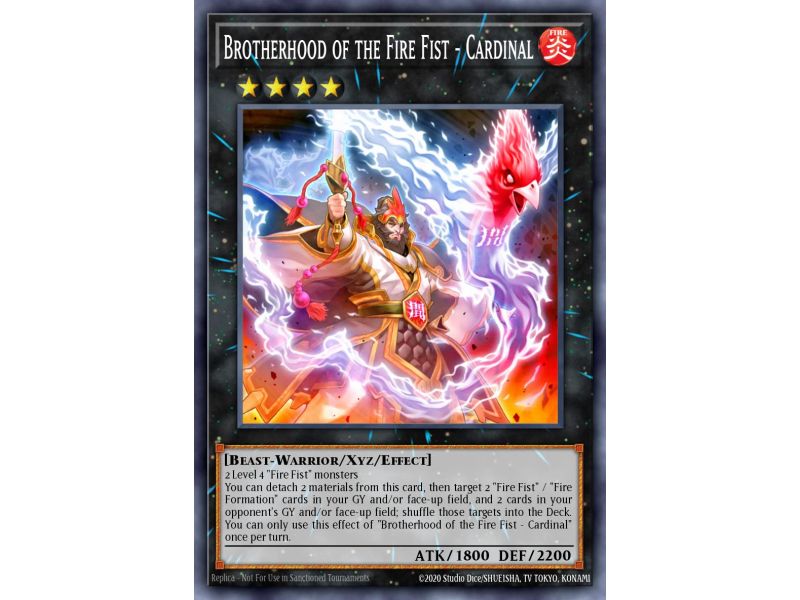 Brotherhood of the Fire Fist - Cardinal (Secret Rare)