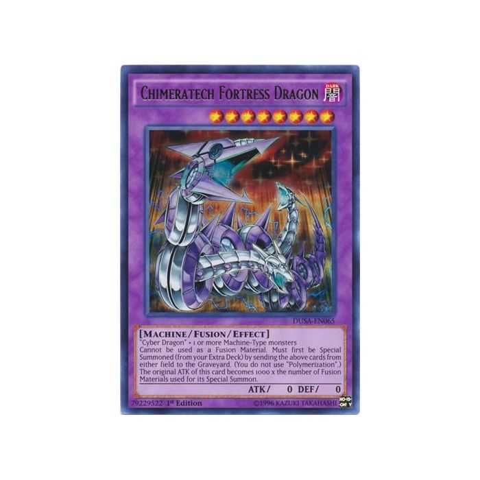Chimeratech Fortress Dragon (Ultra Rare) – Duelist Saga | Carta YUGIOH en México