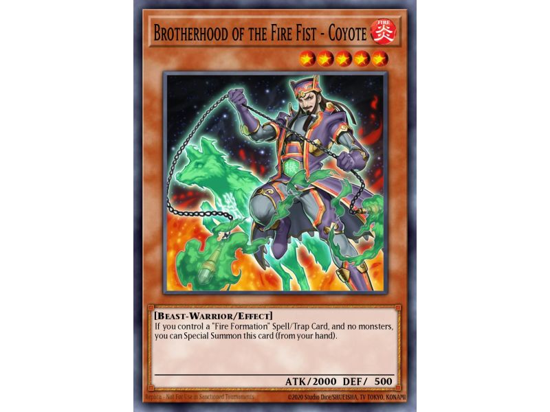 Brotherhood of the Fire Fist - Coyote (Secret Rare)