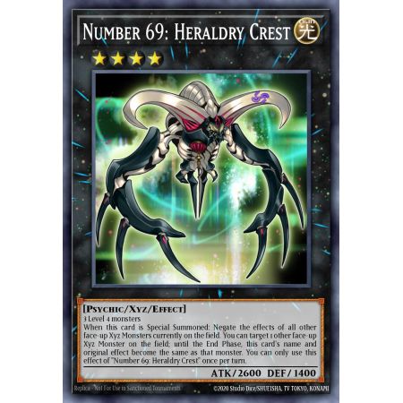 Number 69: Heraldry Crest (Rare)