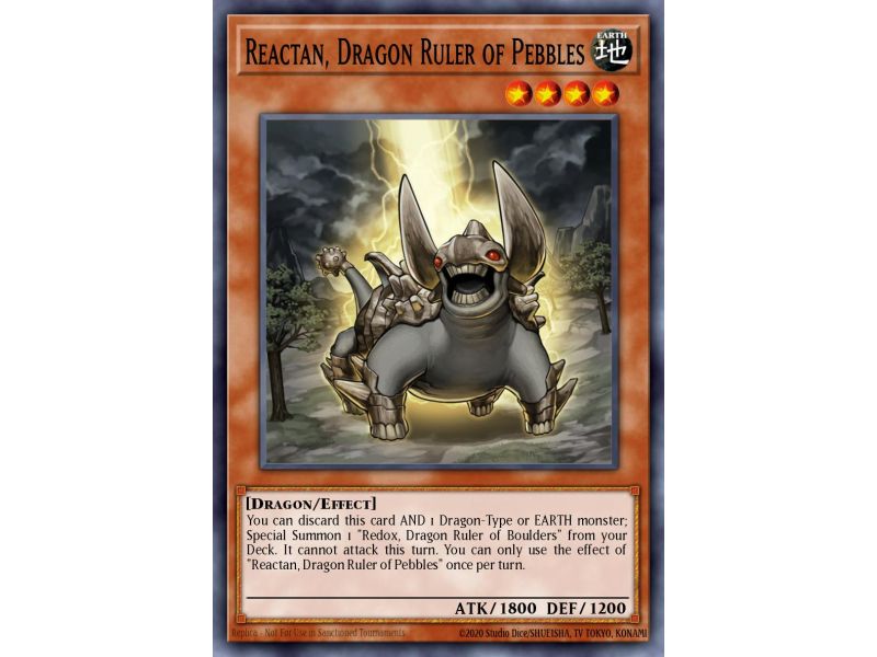 Reactan, Dragon Ruler of Pebbles (Common)
