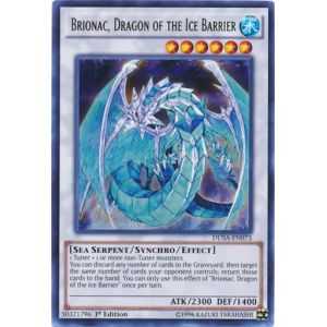 Brionac, Dragon of the Ice Barrier (Ultra Rare) – Duelist Saga | Carta YUGIOH en México
