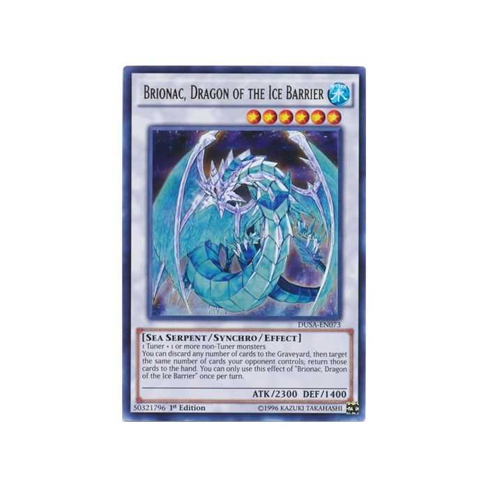 Brionac, Dragon of the Ice Barrier (Ultra Rare) – Duelist Saga | Carta YUGIOH en México