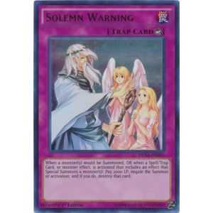 Solemn Warning (Ultra Rare) – Duelist Saga | Carta YUGIOH en México