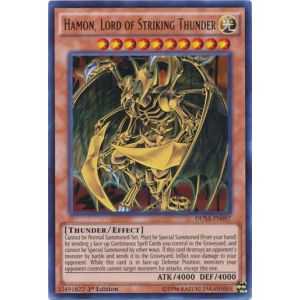 Hamon, Lord of Striking Thunder (Ultra Rare) – Duelist Saga | Carta YUGIOH en México