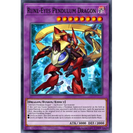 Rune-Eyes Pendulum Dragon (Common)