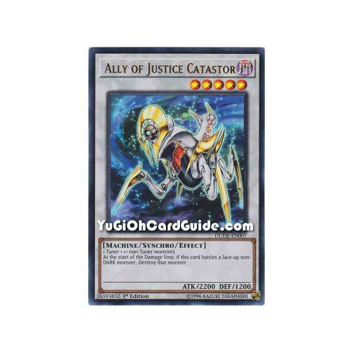 Ally of Justice Catastor (Ultra Rare) – Duel Devastator | Carta YUGIOH en México