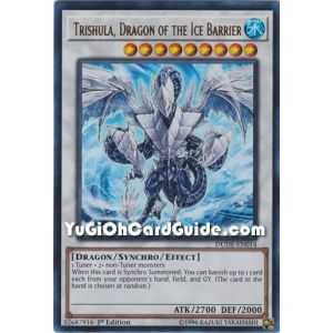 Trishula, Dragon of the Ice Barrier (Ultra Rare) – Duel Devastator | Carta YUGIOH en México
