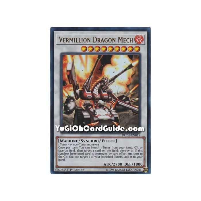 Vermillion Dragon Mech (Ultra Rare) – Duel Devastator | Carta YUGIOH en México