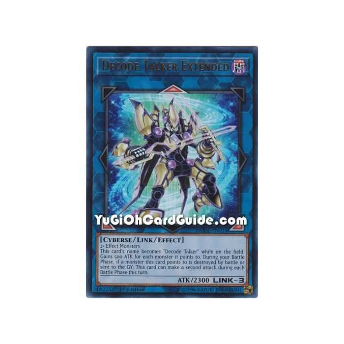 Decode Talker Extended (Ultra Rare) – Duel Devastator | Carta YUGIOH en México