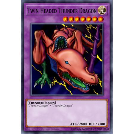 Twin-Headed Thunder Dragon (Super Rare)