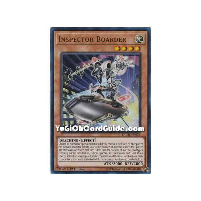 Inspector Boarder (Ultra Rare) – Duel Devastator | Carta YUGIOH en México