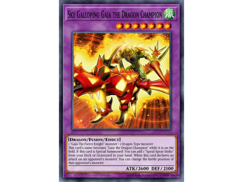 Sky Galloping Gaia the Dragon Champion (Super Rare)