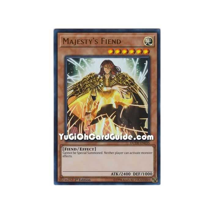 Majesty's Fiend  (Ultra Rare) – Duel Devastator | Carta YUGIOH en México